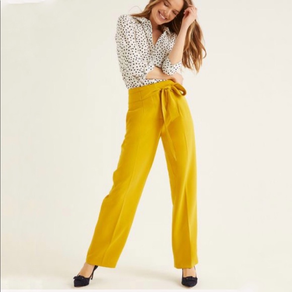 🌻20% OFF HONEY MUSTARD WIDE LEG PULL-ON PANT - Picture 6 of 7